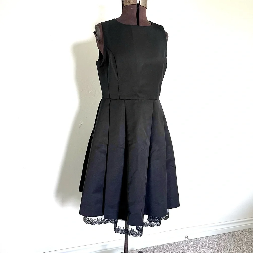 Jason Wu for Target Black Dress Womens Size Small Sequin Scallop Fit & Flare - Picture 7 of 13